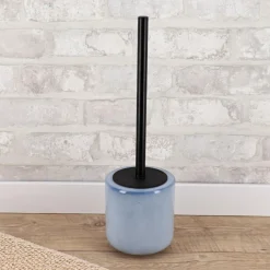 Brosse WC grès laqué Pietra Bleu