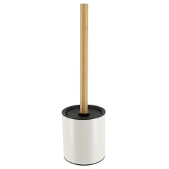 Brosse WC métal Purebamboo Blanc