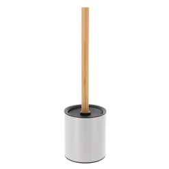 Brosse WC métal Purebamboo Gris clair