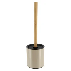 Brosse WC métal Purebamboo Taupe