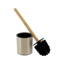 Brosse WC métal Purebamboo Taupe