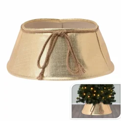 Cache pied de sapin (D60 cm) Noeud Or