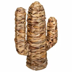 Cactus déco en jacinthe d'eau (H35 cm) Haci