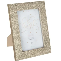 Cadre photo à poser paillettes (10x15) Shine Or