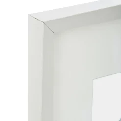 Cadre photo bois mural (30 x 40 cm) Manu Blanc