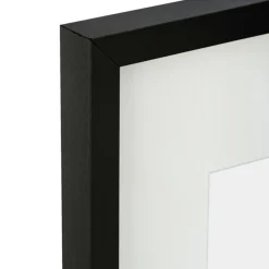 Cadre photo bois mural (40 x 50 cm) Manu Noir