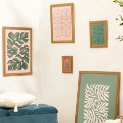 Cadre photo mural bois (40 x 50 cm) Alix Marron