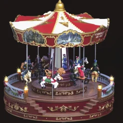 Carrousel lumineux, animé et musical Carrousel de fête foraine