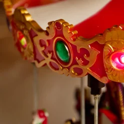 Carrousel lumineux et animé (H25 cm) Souvenirs d’Hiver