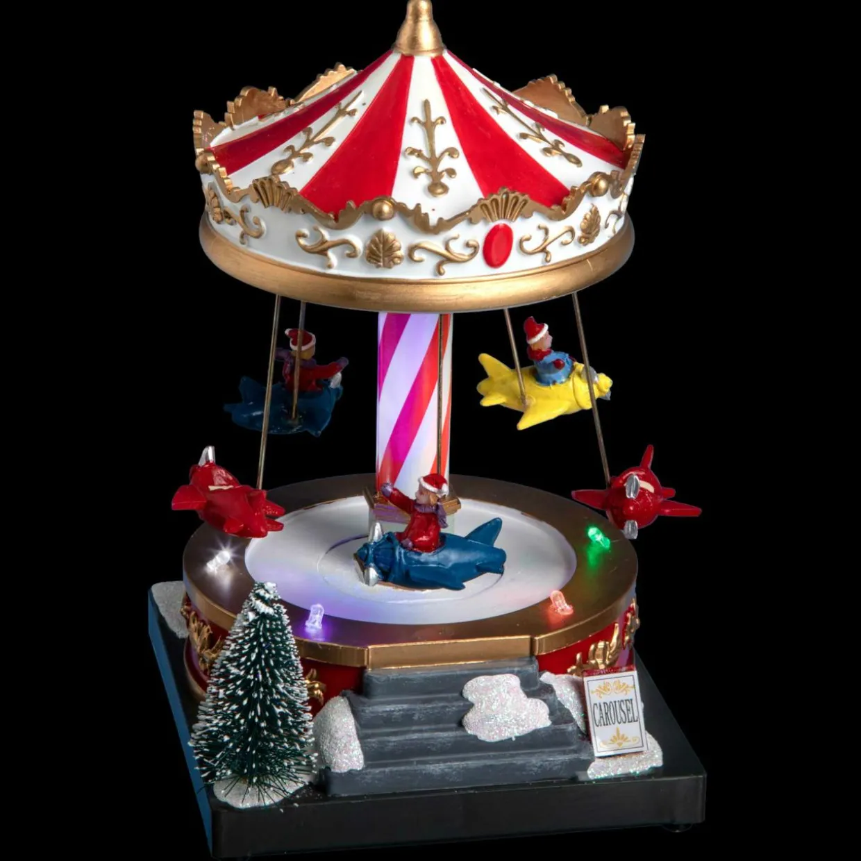 Carrousel lumineux et musical à piles Carrousel avions