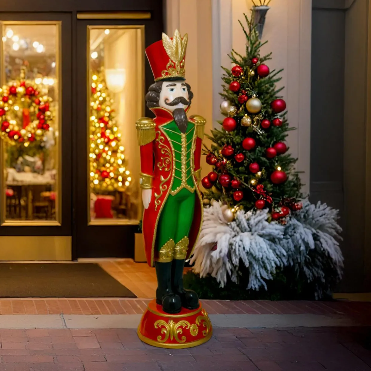 Casse-noisette Géant (H183 cm) Capitaine le Vaillant Multicolore