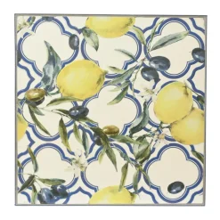 Chaise bistrot pliable en mosaïque Sorrento Bleu