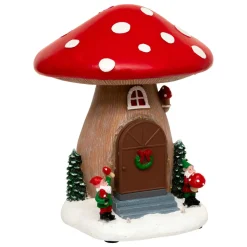 Champignon lumineux, musical et animé (H21 cm) Maison du lutin