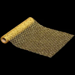 Chemin de table Noël (300 x 28 cm) Mesh sequins Or