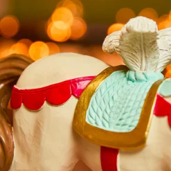 Cheval à bascule (H18 cm) Cirque de Noël