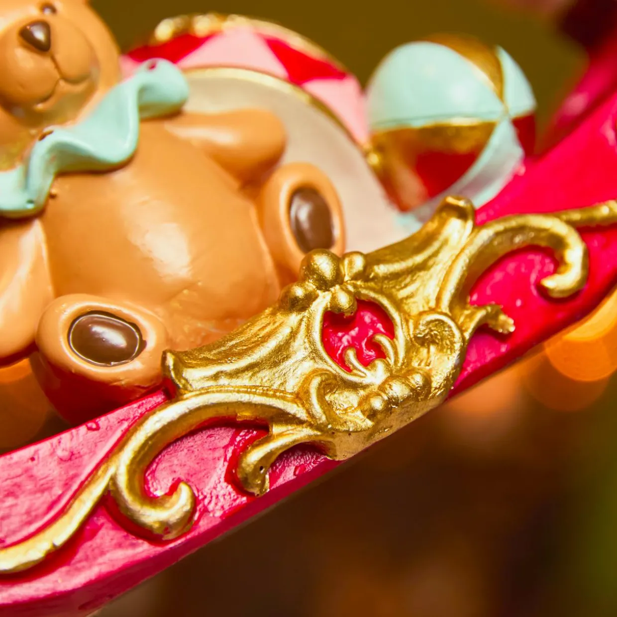 Cheval à bascule (H18 cm) Cirque de Noël