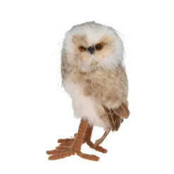 Chouette de Noël à poser (H18 cm) Colette doux plumage