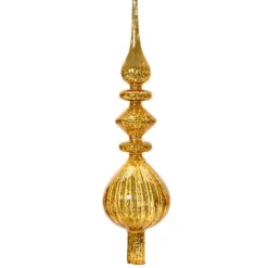 Cimier de sapin en verre Lyrique Or