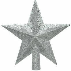 Cimier de sapin pailleté Alpeo Argent