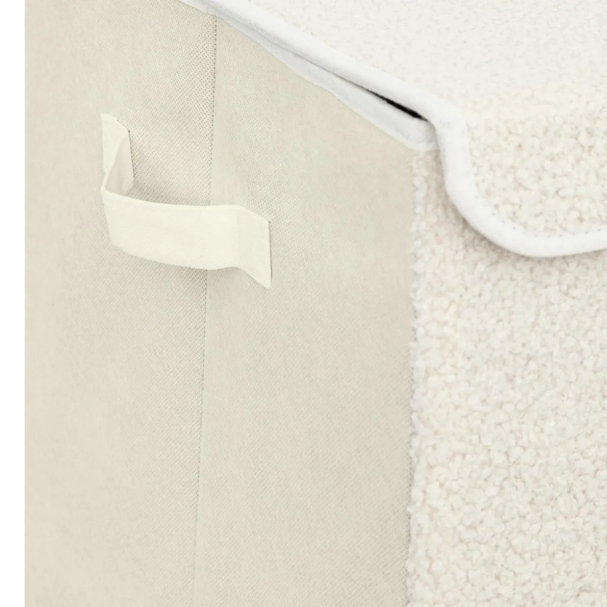 Coffre de rangement pliable enfant bouclette (36 x 57 cm) Yuma Blanc