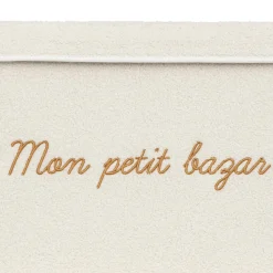 Coffre de rangement pliable enfant bouclette (36 x 57 cm) Yuma Blanc