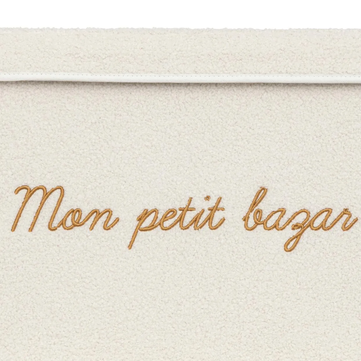 Coffre de rangement pliable enfant bouclette (36 x 57 cm) Yuma Blanc