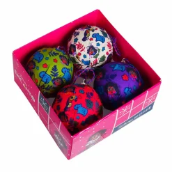 Coffret de 4 boules de Noël (D75 mm) DIsney Encanto Multicolore
