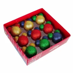 Coffret de 9 boules de Noël (D60 mm) Disney Mickey Multicolore