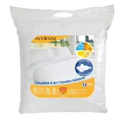 Couette (260 x 240 cm) 4 Saisons Blanche