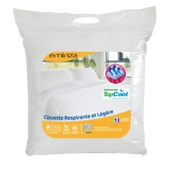Couette (260 x 240 cm) Respirante et Légère Blanche