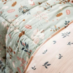 Couette imprimée enfant et sa taie d'oreiller (140 x 200 cm) Tamia Multicolore