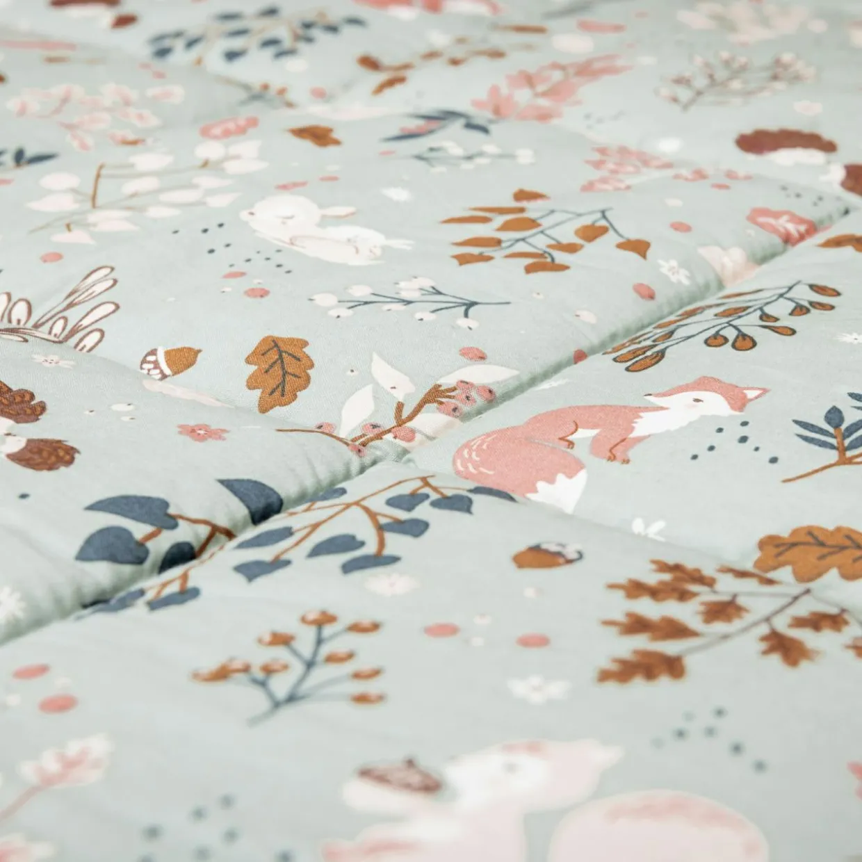 Couette imprimée enfant et sa taie d'oreiller (140 x 200 cm) Tamia Multicolore