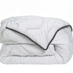 Couette très chaude enveloppe percale de coton (140 x 200 cm) Galaxie Blanche