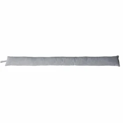 Coussin bas de porte coton recyclé (80 x 8 cm) Dune Gris clair