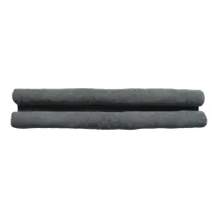 Coussin bas de porte double velours cotelé (80 cm) Ernest Gris