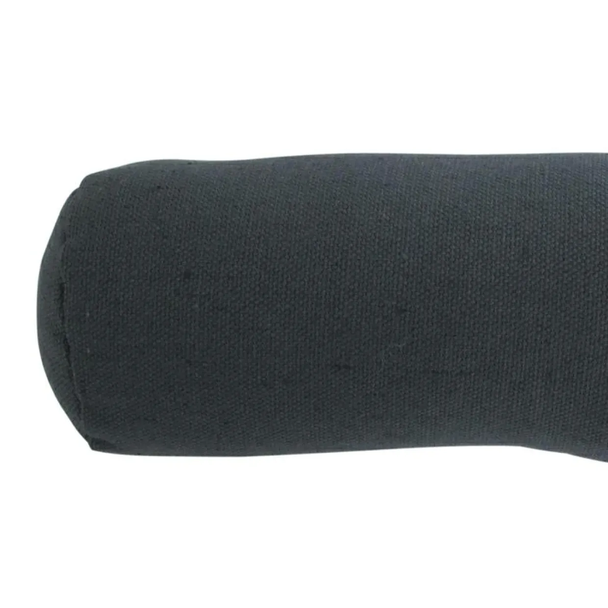 Coussin bas de porte polycoton (L80 x 7,5 cm) Aimanté Gris foncé