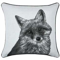 Coussin carré (40 cm) Clairière Blanc