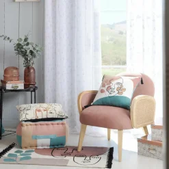 Coussin carré (40 cm) Esquisse Multicolore