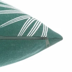 Coussin carré (40 cm) Feuilles Vert