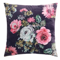 Coussin carré (45 cm) Flower life Prune