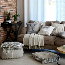 Coussin carré (40 cm) Gibraltar Taupe