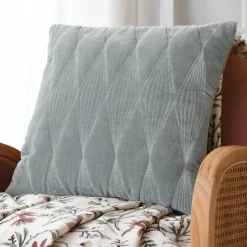 Coussin carré (40 cm) Naomie Vert jade