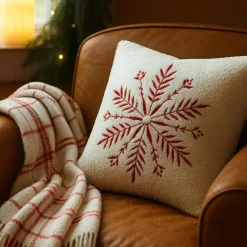 Coussin carré (45 x 45 cm) Bessey Ecru