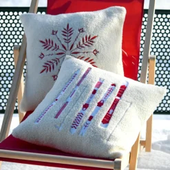 Coussin carré (45 x 45 cm) Bessey Rouge