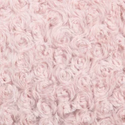 Coussin carré (45 x 45 cm) Bouclée Rose