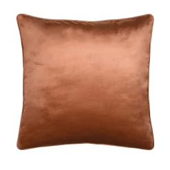 Coussin carré (50 x 50 cm) Fernande Marron brun