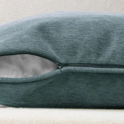 Coussin carré (50 x 50 cm) Minuit Gris bleu