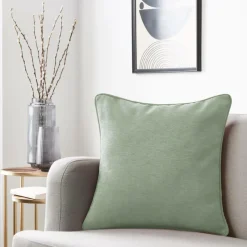 Coussin carré (50 x 50 cm) Minuit Vert kaki