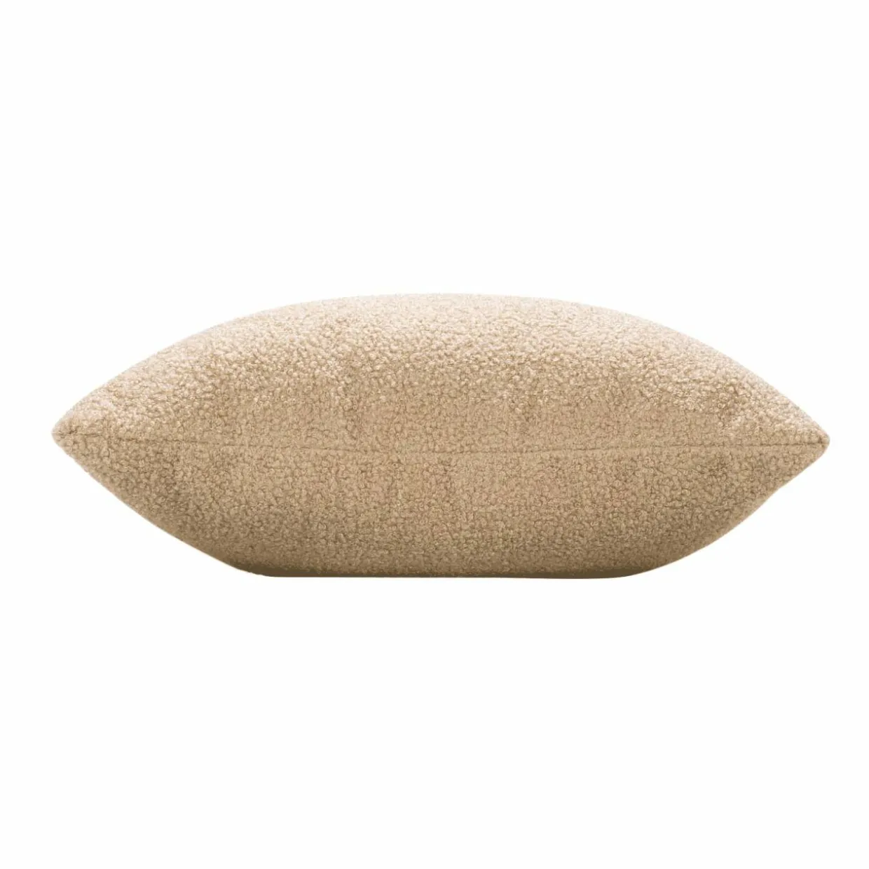 Coussin carré bouclette (45 cm) Wooly Beige