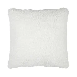 Coussin carré bouclette (45 x 45 cm) Grignon Ecru